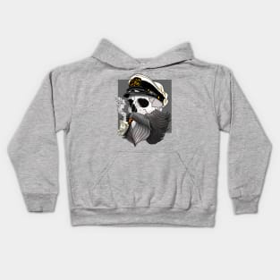 Salty Ole Dog w/Backdrop Kids Hoodie